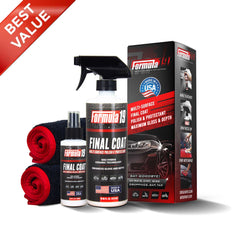 Multi Surface Polish & Protectant Combo Kit -includes 16oz 4OZ + 2 Free premium microfiber towels.